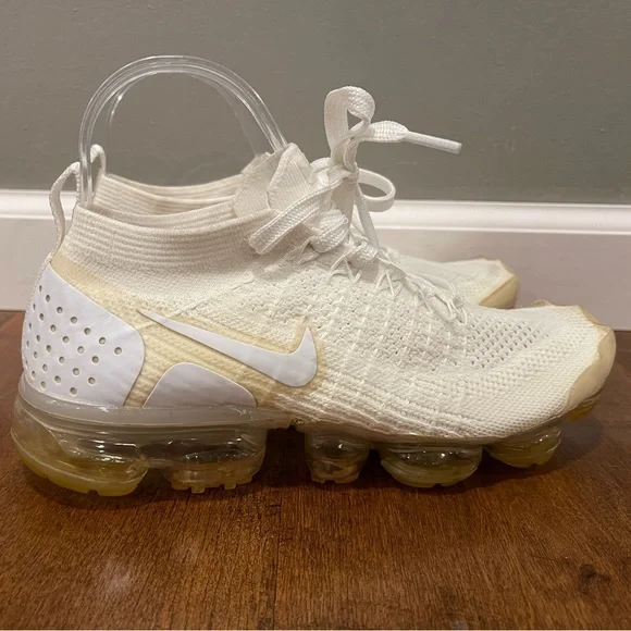 Nike Air VaporMax 2 White Pure Platinum 942843-100 Ladies Shoes - Women’s 8 - Picture 2 of 9